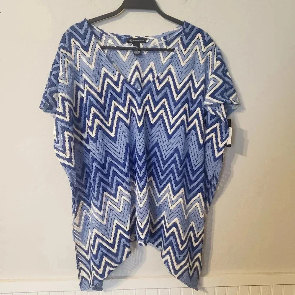 INC Print Swim Bikini Cover Up‎ NWT